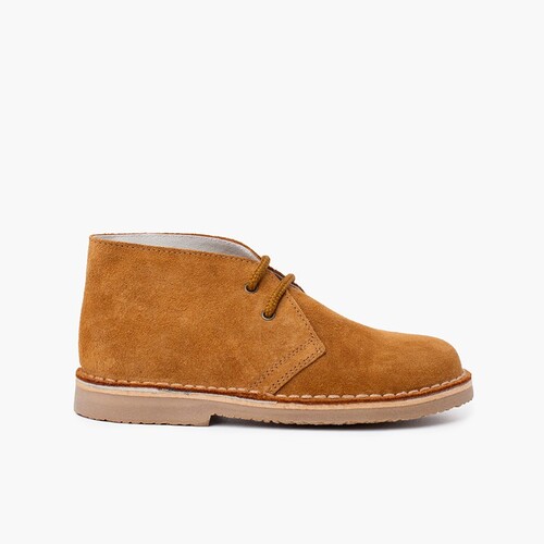 Botas Safari com Atacadores Camelo