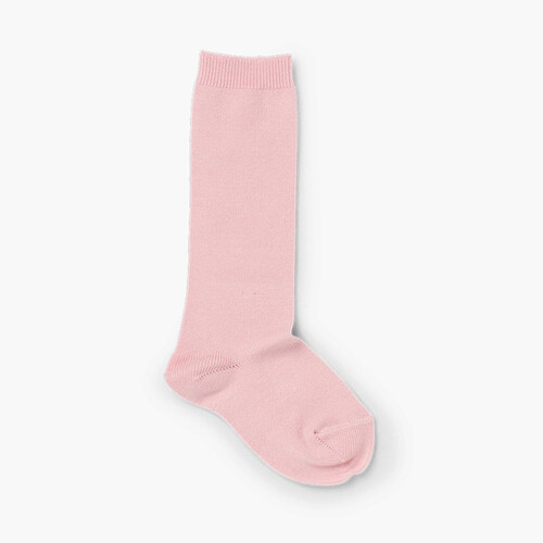 Meias Cóndor Lisas Altas Rosa Pálido