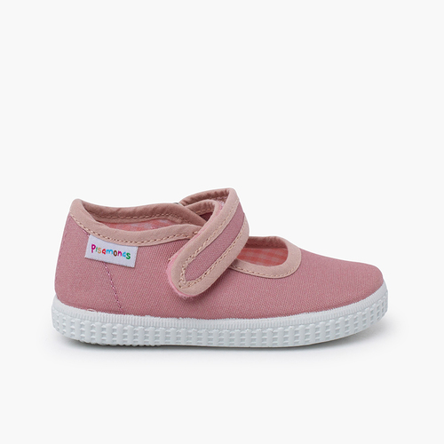 Sapatos Merceditas Menina tiras aderentes   Sola tipo Ténis Maquilhagem
