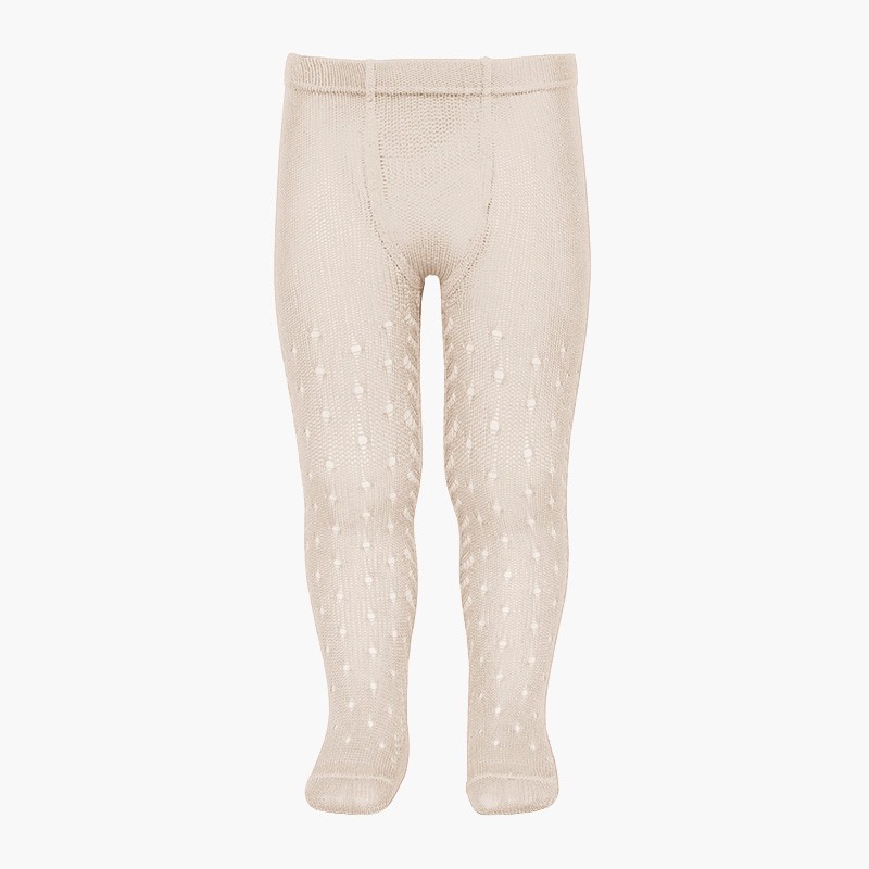 Collants Cóndor Croché Perlé Verão Linho