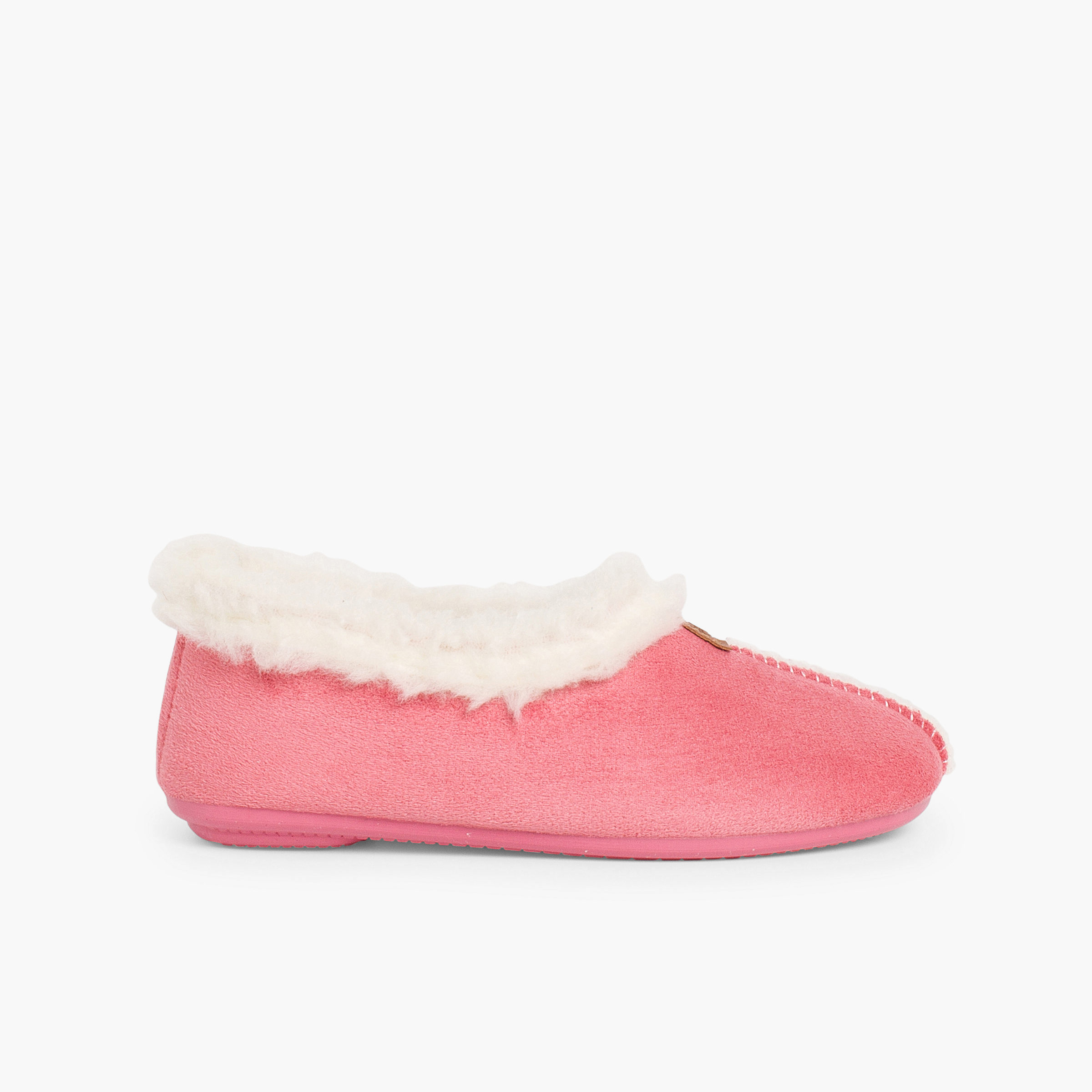 Pantufas Bamara forro felpudo Rosa