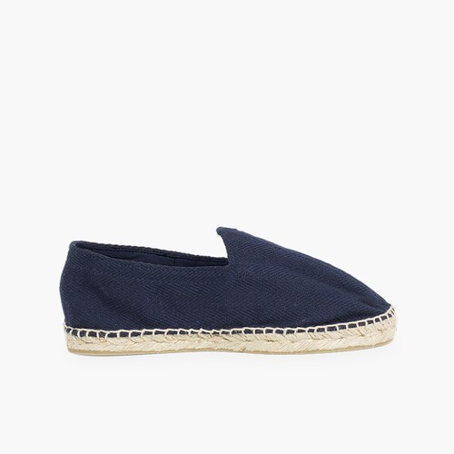 Alpargatas de Espiga Tamanhos Grandes 34-45 Azul Marinho