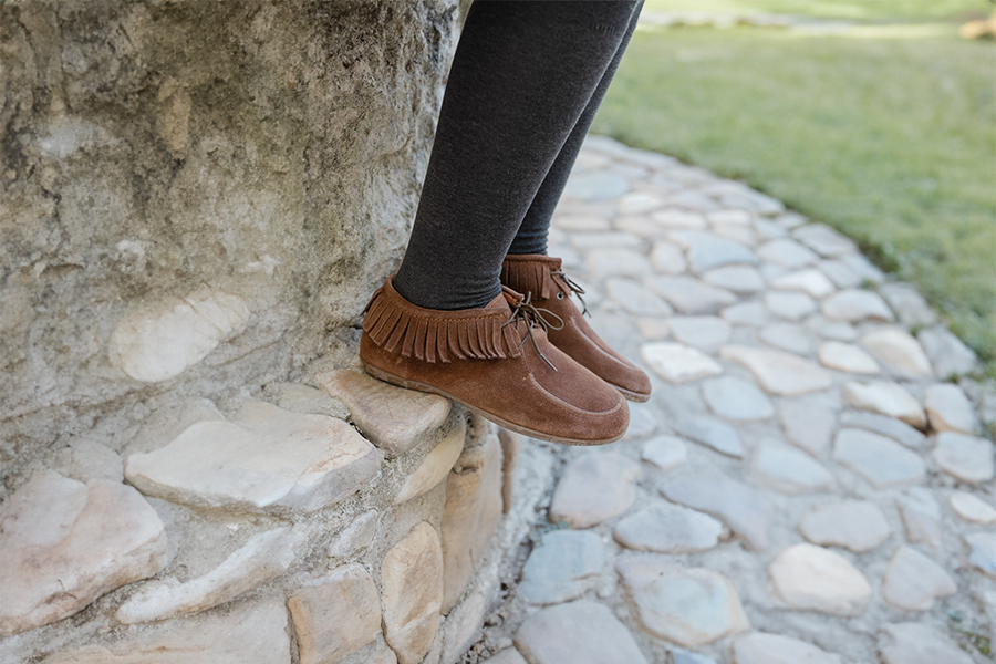 Botins de Franjas para Crianças e Mulher