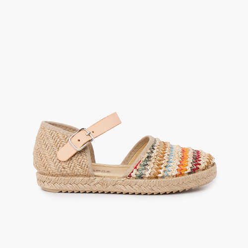 Alpargatas Menina Rafia Multicolor Multicolor