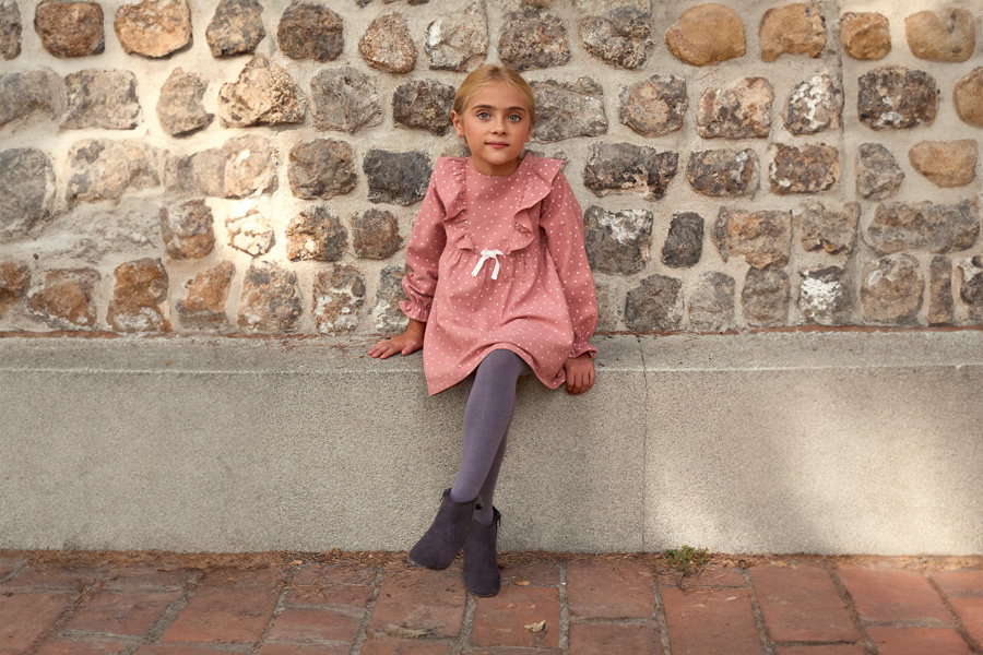 Botins com laço veludo e fecho-éclair