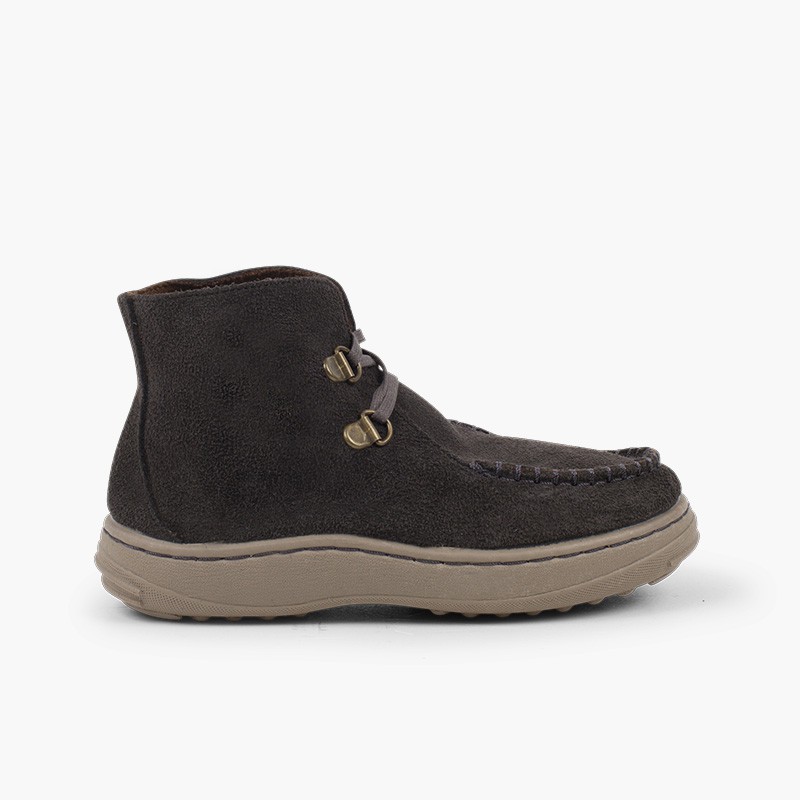Botas Kiowa Atacadores Sola Antiderrapante Cinzento