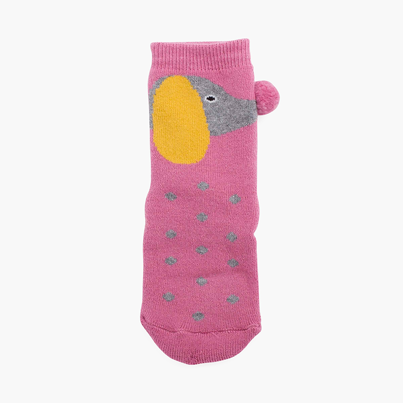 Meias antiderrapantes pompom cachorro Cassis