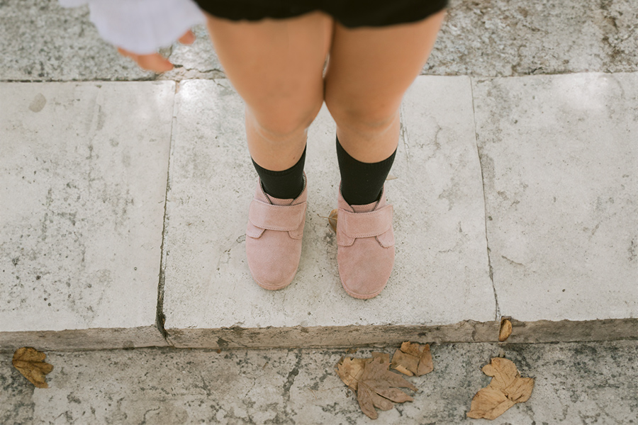 Botins tira larga aderente pelinho