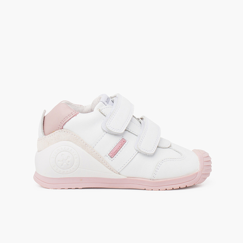 Sapatilhas Biomecanics dupla tira aderente Rosa