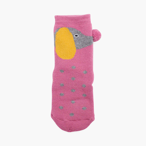 Meias antiderrapantes pompom cachorro Cassis