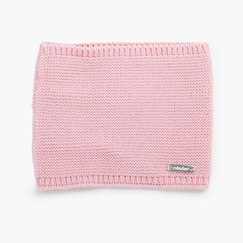 Gola cachecol malha crianças Rosa Pálido