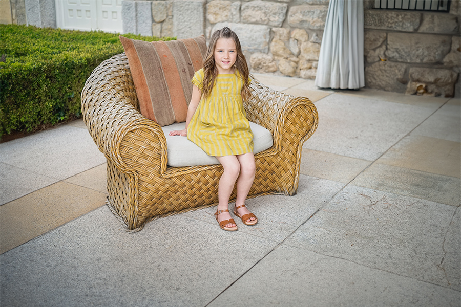 Sandálias pala romana pele mulher e menina