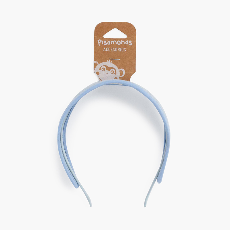 Bandolete larga rafia Azul Celeste