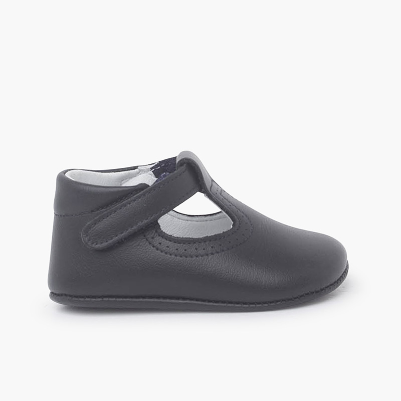 Pepitos bebé pele e fecho aderente Azul Marinho