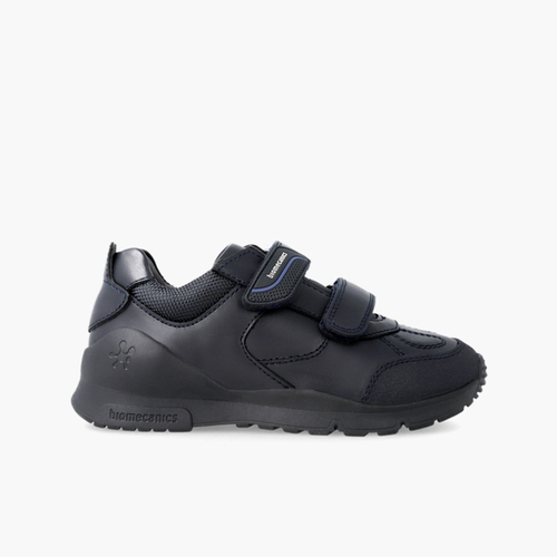 Sapatos desportivos escola Biomecanics duplo fecho aderente Azul Marinho