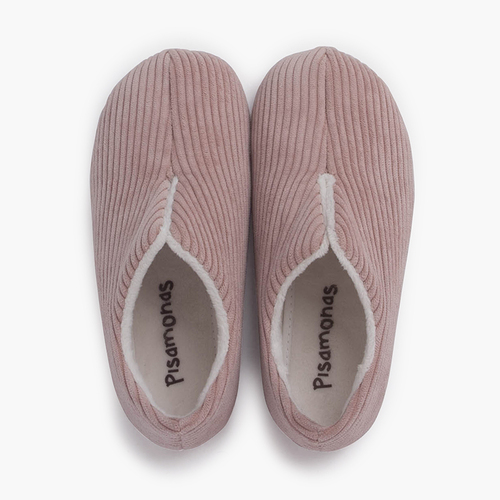 Pantufas fechadas de bombazine Nude