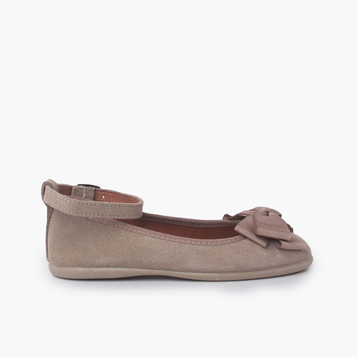 Sabrinas laço duplo e pulseira menina Taupe