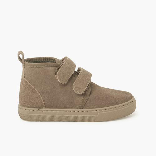 Botas inverno dupla tira aderente Taupe