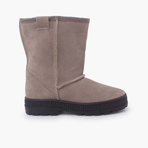 Bota australiana sola larga forro felpudo Areia