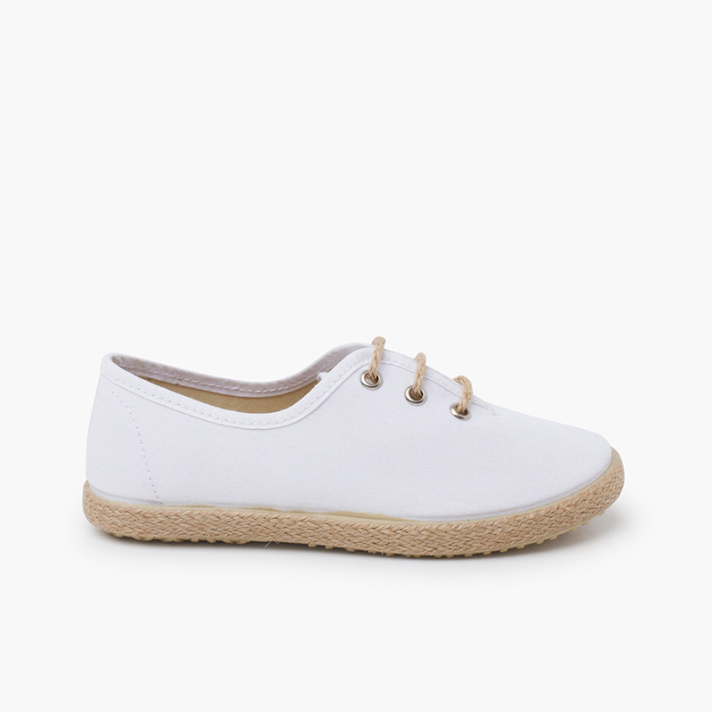 Bluchers cerimónia sola alpercata Branco