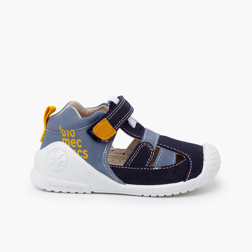 Sandália desportiva lona Biomecanics Azul Jeans