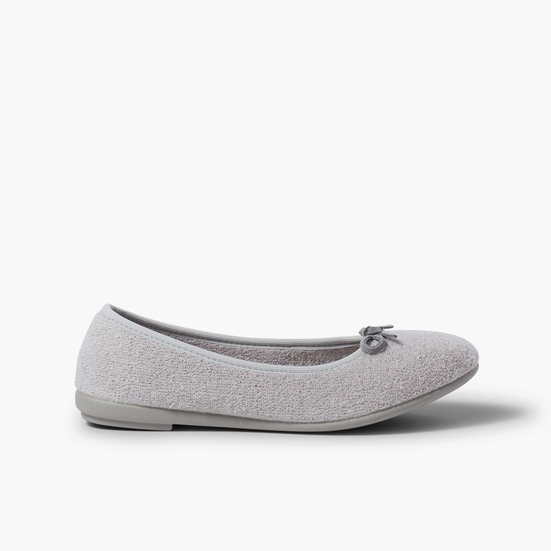 Pantufas Sabrina Turco Toalha Cinzento