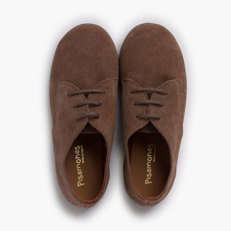Bluchers criança camurça atacadores Taupe