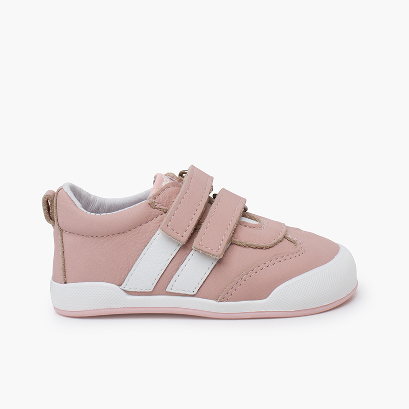 Sapatilhas Blanditos riscas laterais Rosa