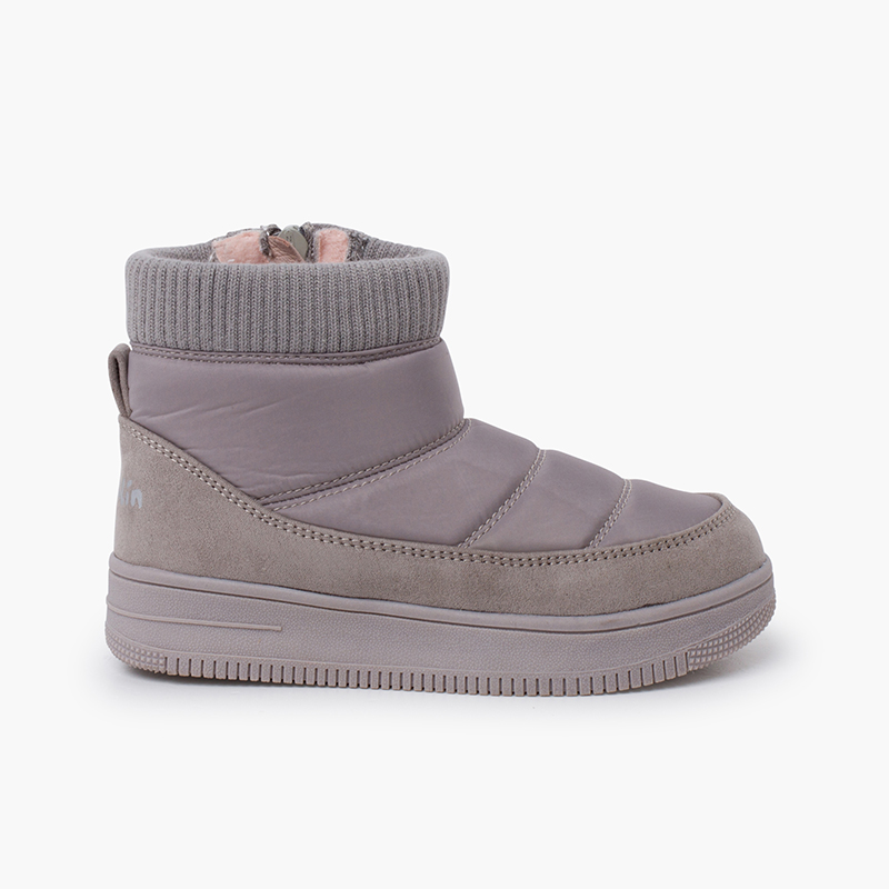 Botas Garvalín têxtil acolchoado Cinzento