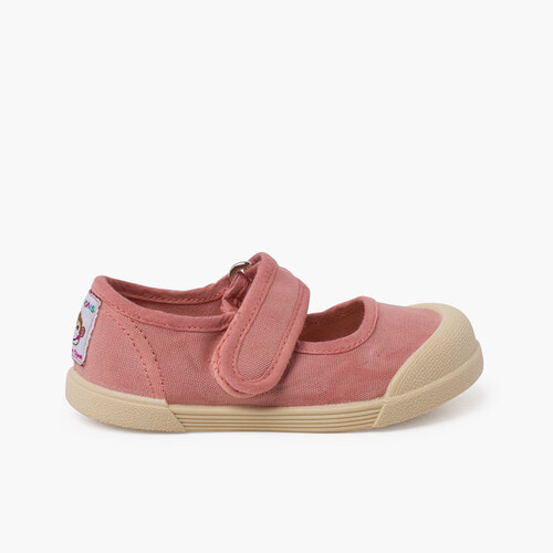 Merceditas barefoot lona maleáveis Rosa Velho