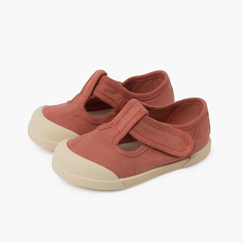 Pepitos barefoot lona maleáveis Terracota