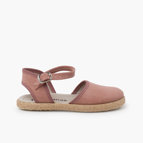 Alpercatas ECO sola fina fivela Rosa Velho
