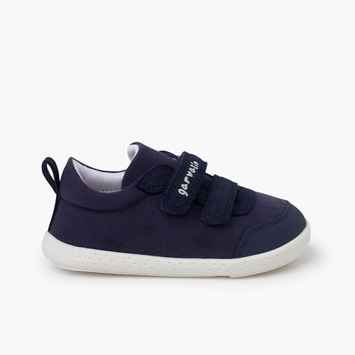 Sapatilhas lona soft dupla tira aderente Azul
