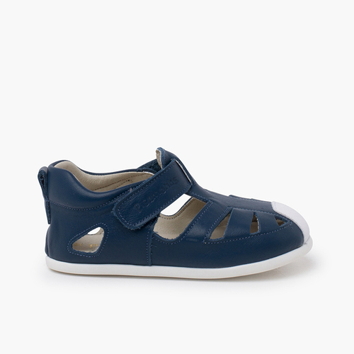Sandálias napa maleável sola fina Azul Navy