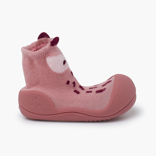 Sapatos bebé biqueira redonda Attipas Rosa Fox