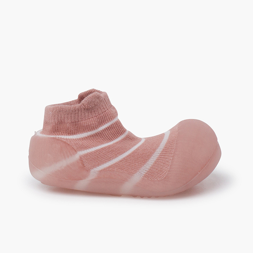 Sapatos bebé biqueira redonda Attipas summer Rosa Riscas