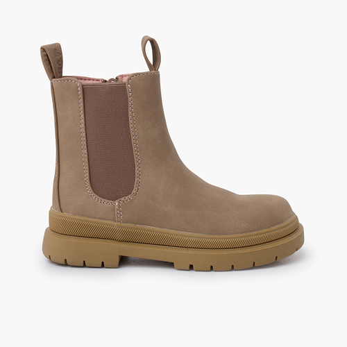 Botas Garvalín tipo chelsea Taupe