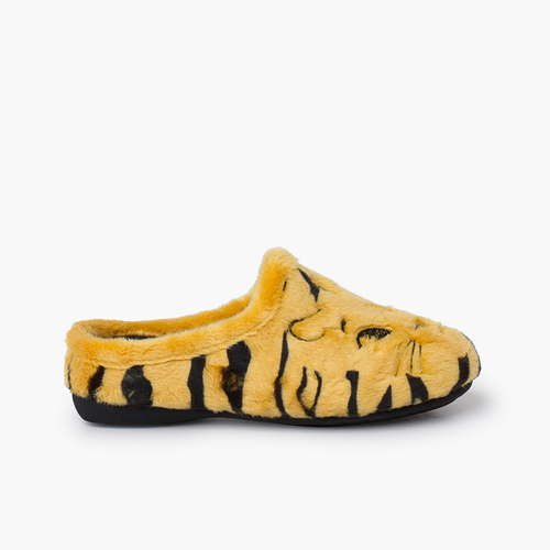 Chinelos de quarto leão Amarelo
