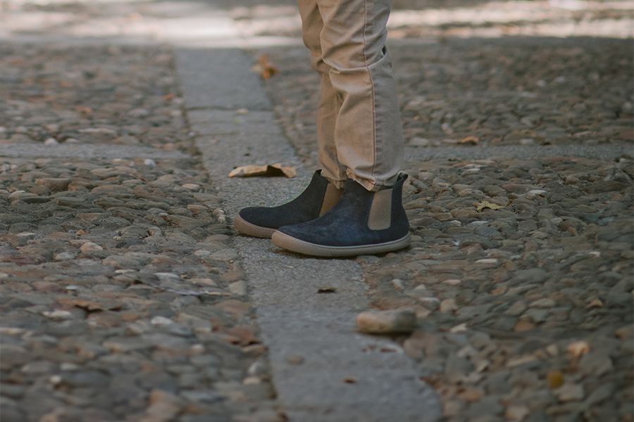 Botas barefoot camurça tipo chelsea
