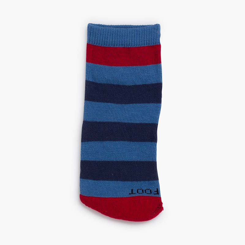 Meias barefoot riscas Azul França