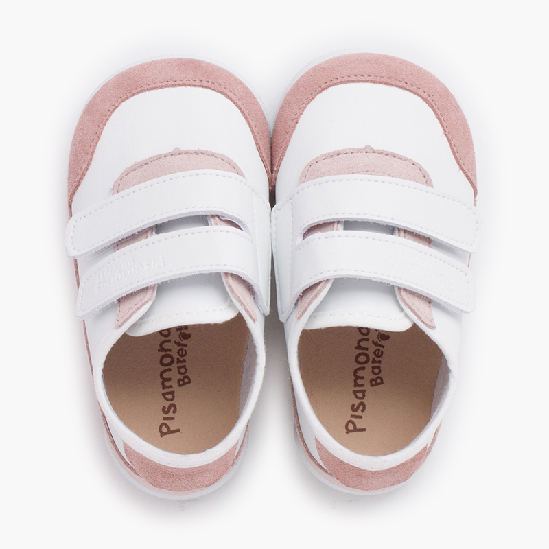 Sapatilhas barefoot combinadas Branco e Rosa