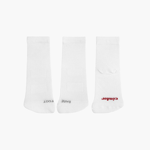 Meias barefoot lisas Branco
