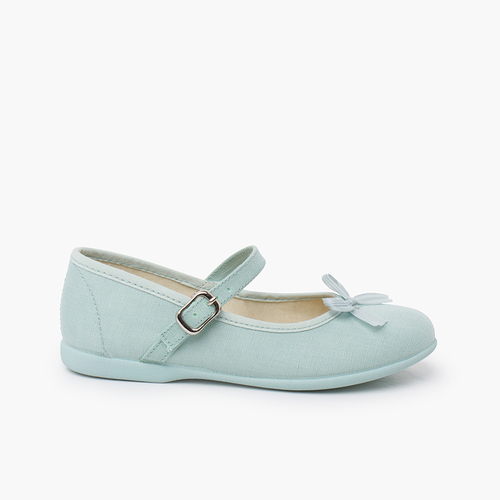 Merceditas laço brilho nacarado Menta