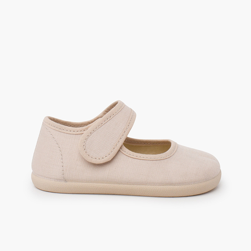 Merceditas barefoot linho fino Areia