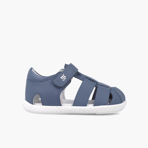 Sandálias flexíveis Garvalín design clássico Azul Jeans