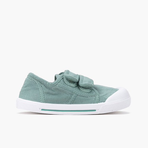 Sapatilhas lona barefoot sola risca Verde matcha