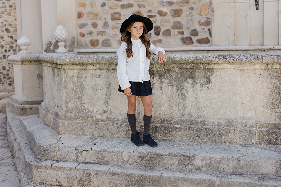 Botas criança camurça franjas biqueira redonda