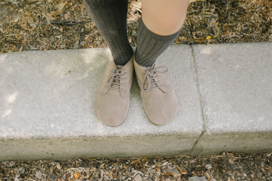 Botas barefoot camurça atacadores