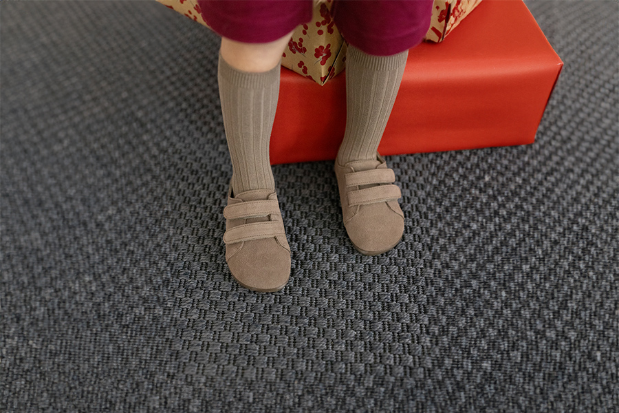 Sapatilhas barefoot camurça dupla tira aderente