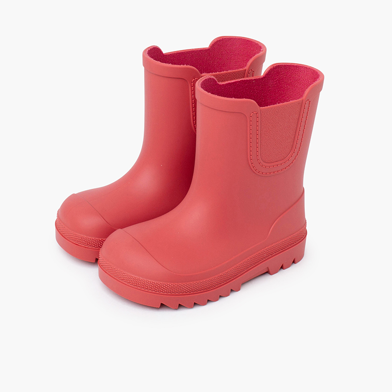 Galochas barefoot wide tipo Chelsea Coral